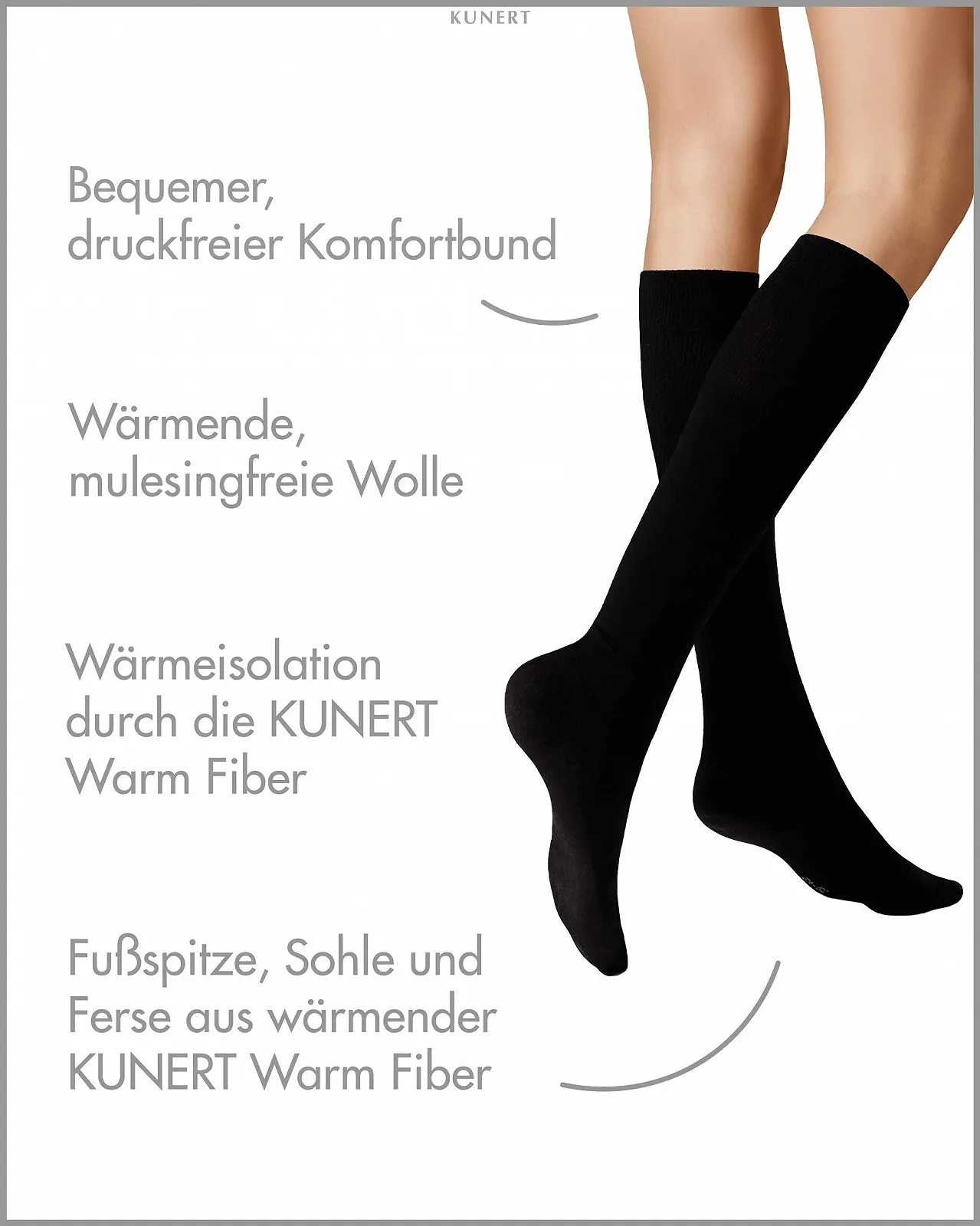 Термоноски KUNERT Warm Up с термоизоляцией, фото №2