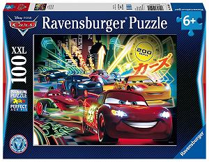 Пазл Ravensburger Cars Neon XXL 100 элементов - Фото 1