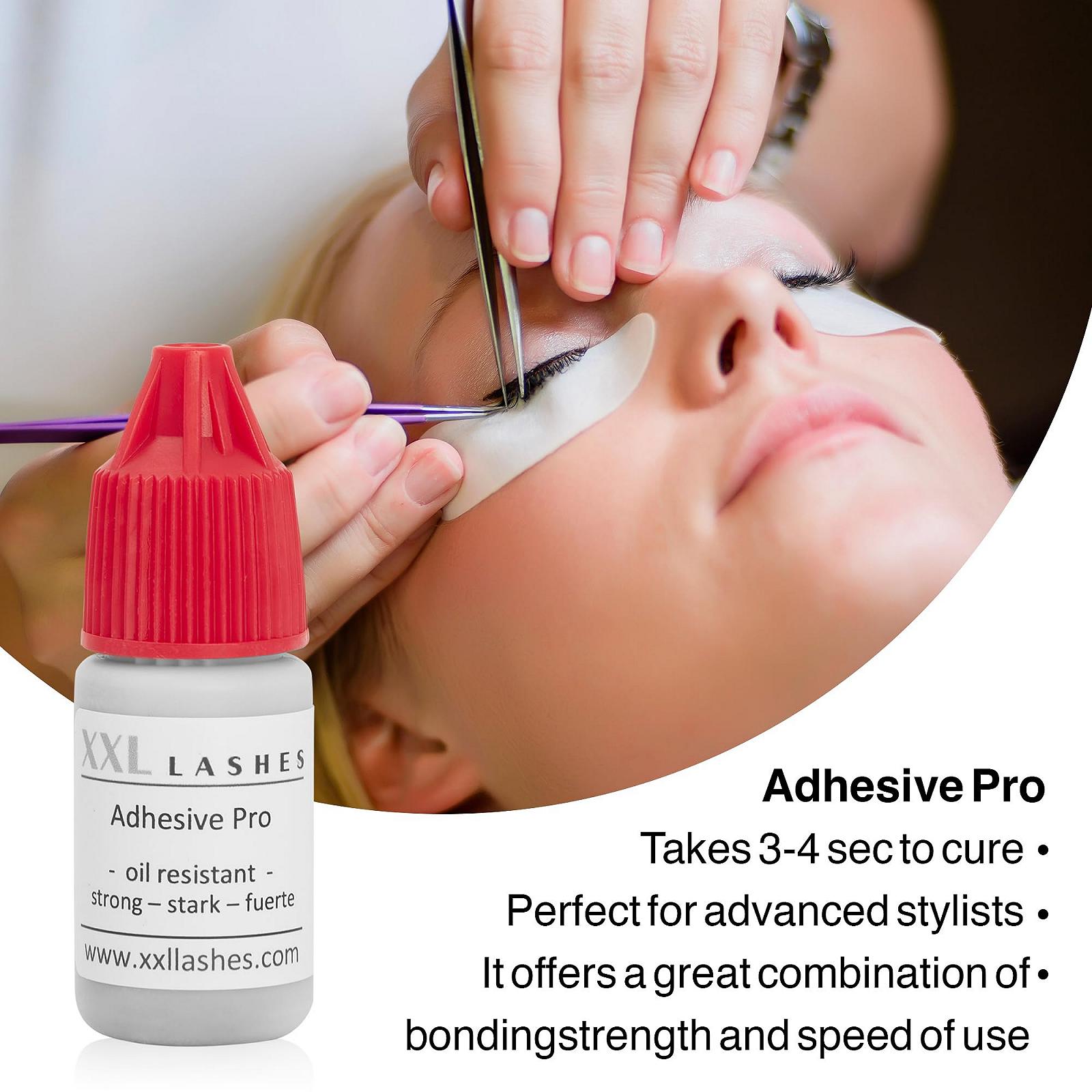 Клей для вій XXL Lashes Adhesive "Pro" Водостійкий Олійностійкий Веганський 5 мл, фото №3 Клей для вій XXL Lashes Adhesive "Pro" Водостійкий Олійностійкий Веганський 5 мл, фото №3