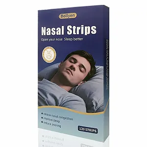 Смужки від хропіння 120 шт. Покращують дихання, допомагають заснути - Фото 1