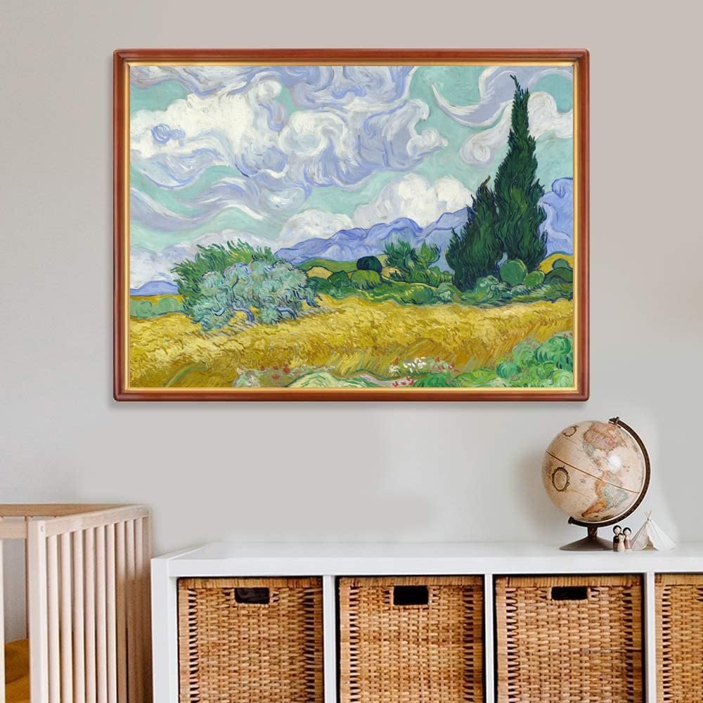 Пазл A Wheat Field with Cypresses 1000 елементів 70 x 50 см, фото №2