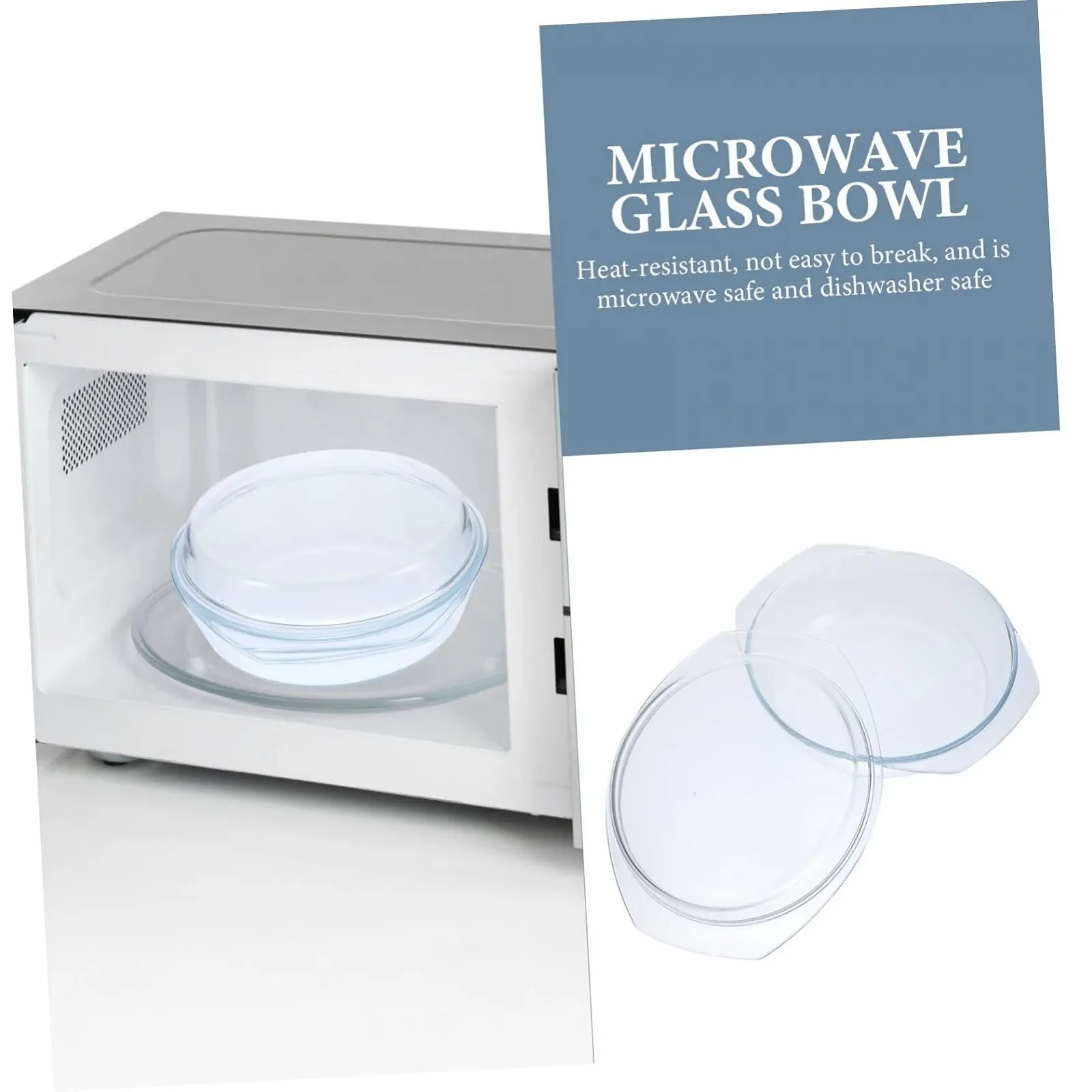 Стеклянная форма для микроволновой печи с крышкой и ручками термостойкая прозрачная, фото №8 Стеклянная форма для микроволновой печи с крышкой и ручками термостойкая прозрачная, фото №8