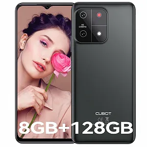 Купити Смартфон CUBOT A1 8GB (4GB + 4GB) RAM 128GB ROM 6.56 дюймів 13MP 5100mAh Android 13 4G Dual SIM Octa Core GPS Face ID Black - Фото 1 Смартфон CUBOT A1 8GB (4GB + 4GB) RAM 128GB ROM 6.56 дюймів 13MP 5100mAh Android 13 4G Dual SIM Octa Core GPS Face ID Black - Фото 1