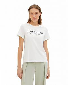 Футболка Tom Tailor S Белый - Фото 1