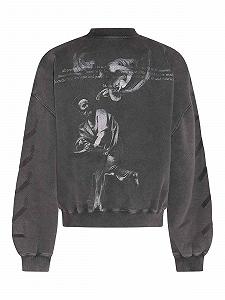 Джемпер OFF-WHITE Oversize Sweatshirt In M synthetic.ua - Фото 1