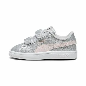 Кроссовки PUMA Smash 3.0 Glitz Glam V Inf для девочек - Фото 1