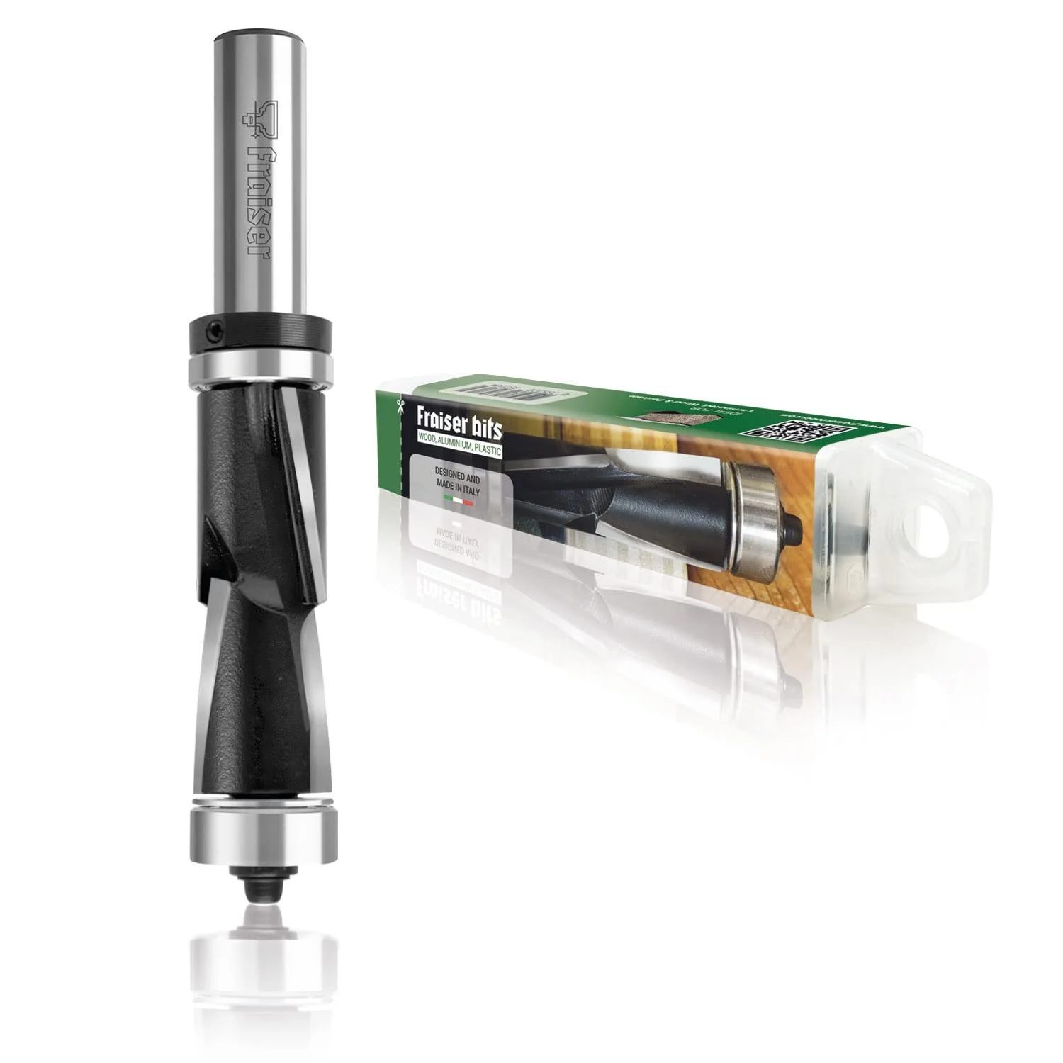 Фреза Fraiser 101C.190.12D с подшипником 12 мм для дерева Черный, фото №1