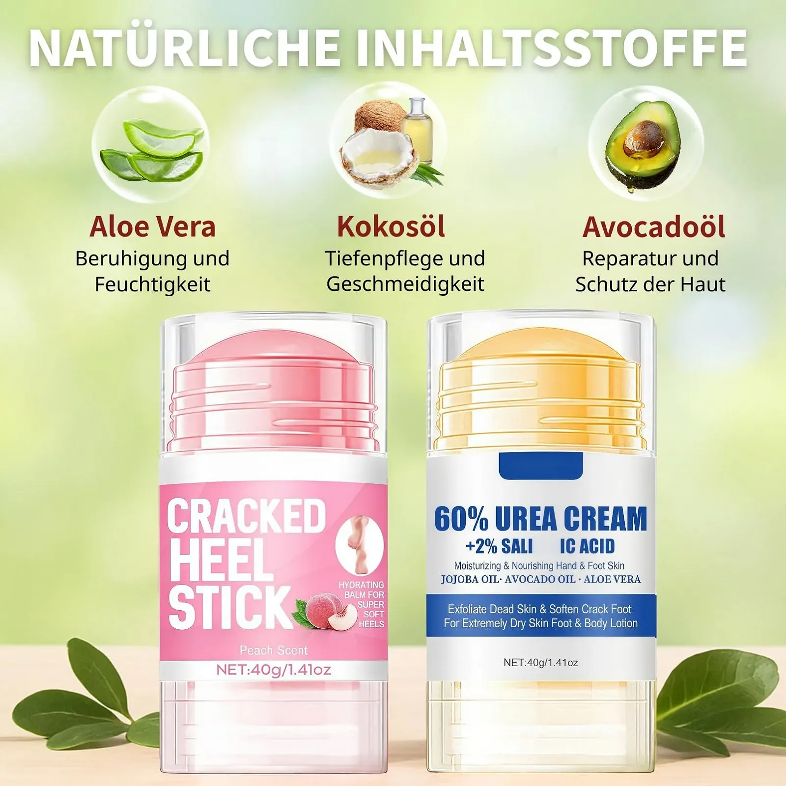 Крем для ног Urea Foot Cream 60% Hydrating and Anti-Cracking 2 шт., фото №3