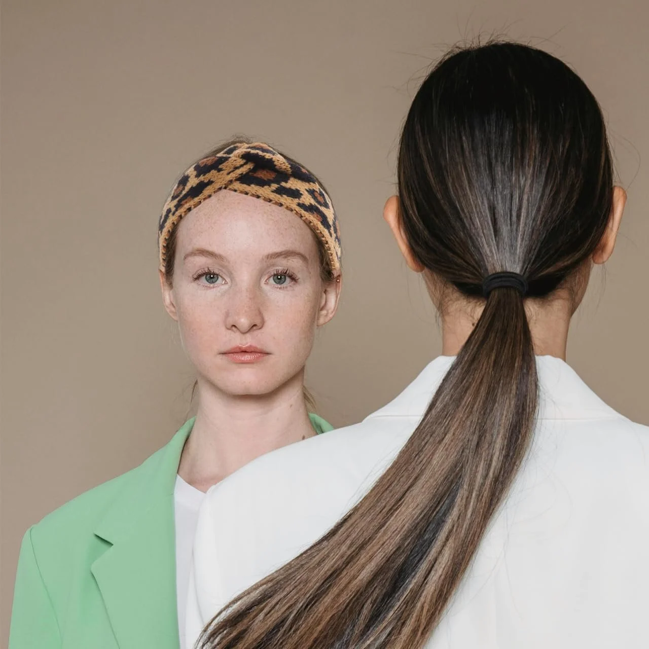 Пов'язка на голову Lurrose В'язана гачком Леопардовий принт, фото №7 Пов'язка на голову Lurrose В'язана гачком Леопардовий принт, фото №7