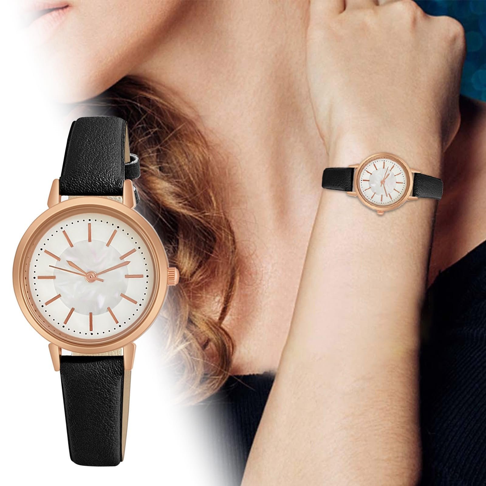 Женские Часы Generisch Модные Компактные Простые Элегантные из нержавеющей стали, фото №2