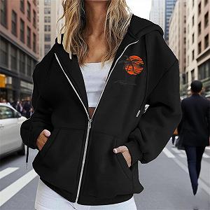 Жіноча Толстовка CCOOfhhc на блискавці з капюшоном synthetic.ua - Фото 1