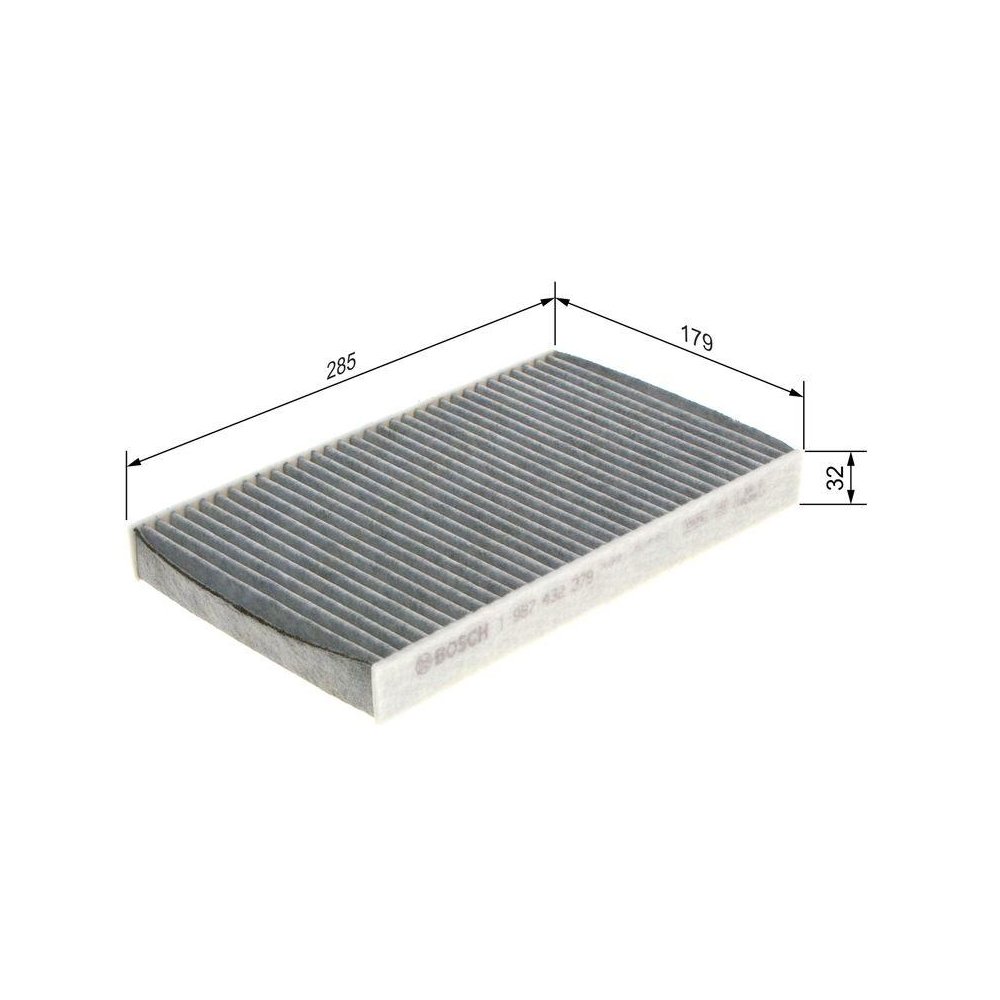 Фільтр салону BOSCH 1 987 432 379 для CITROËN PEUGEOT, фото №1 Фільтр салону BOSCH 1 987 432 379 для CITROËN PEUGEOT, фото №1