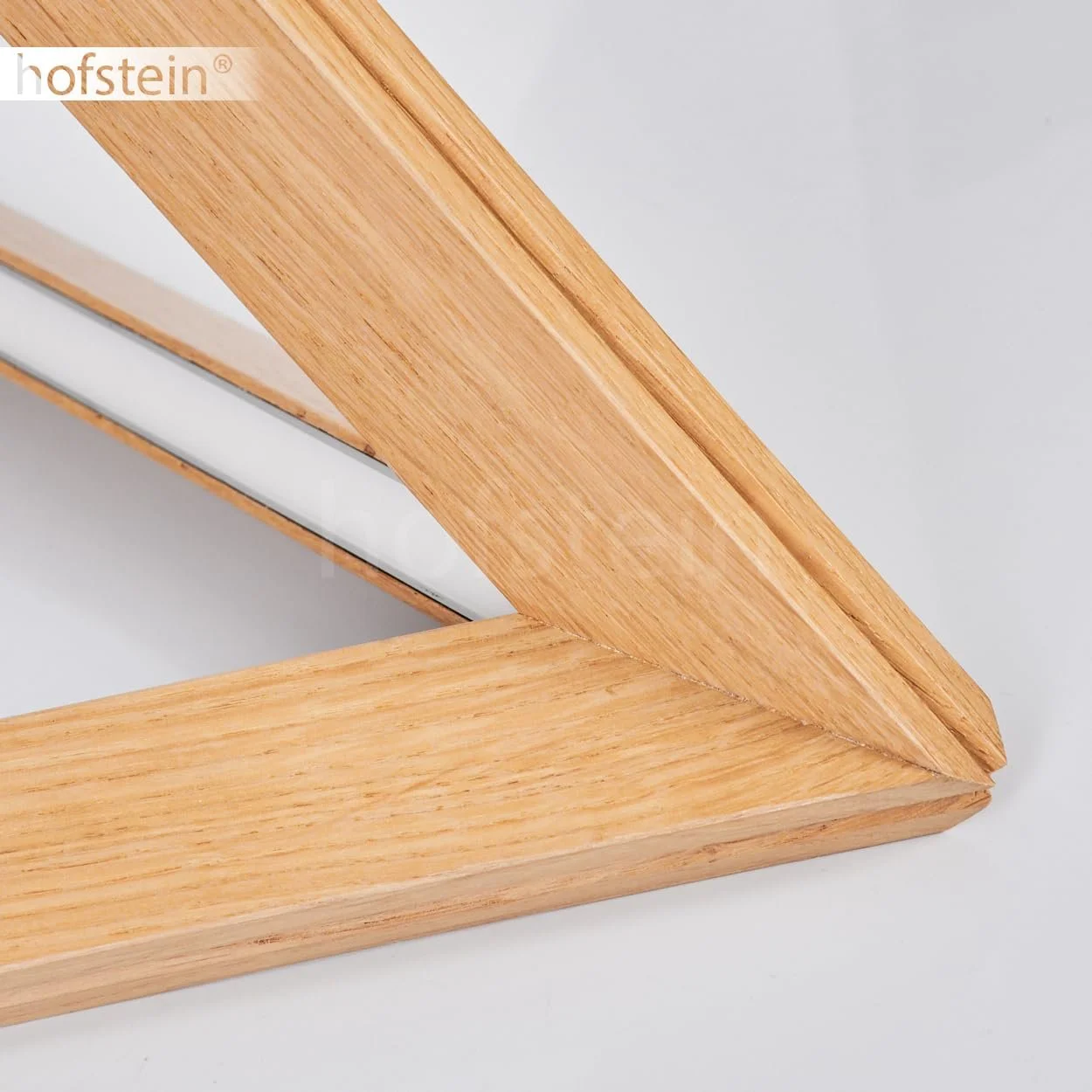 Настільна лампа Huanchillas LED сучасна дерево/пластик скандинавський дизайн вимикач на кабелі 27 Вт 35 см натуральна/біла, фото №4