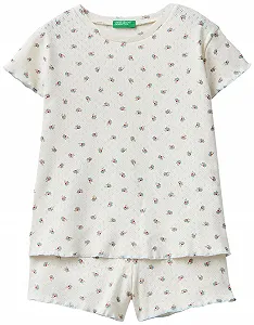 Купити Комплект піжами United Colors of Benetton для дівчат - Фото 1 Комплект піжами United Colors of Benetton для дівчат - Фото 1
