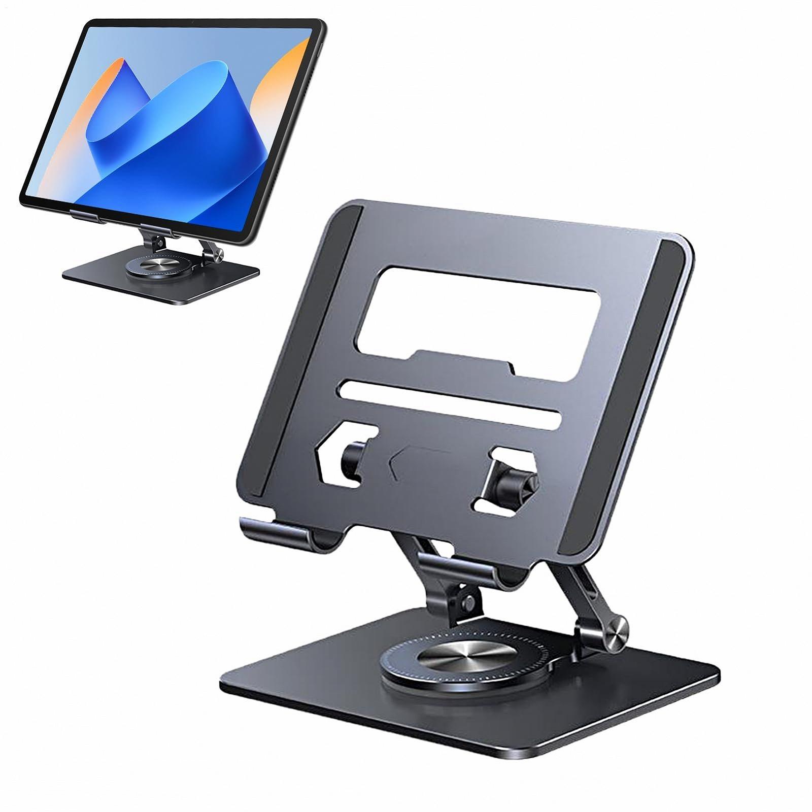 Подставка для компьютера, складная, вращающаяся на 360 градусов, охлаждающая подставка, портативная подставка-подъемник, эргономичная подставка для ноутбука - для смартфонов, ноутбуков, планшетов, дома, колледжа, общежития, школы, путешествий и, фото №7