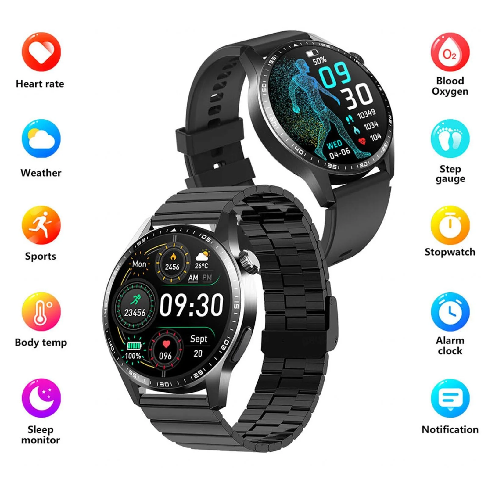 Фітнес Годинник F600523 Сірий, фото №5 Фітнес Годинник F600523 Сірий, фото №5