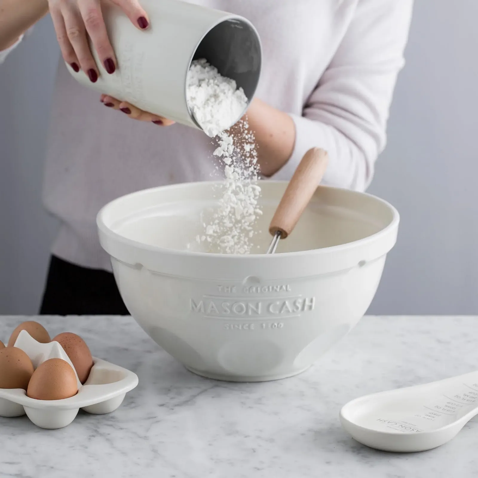 Миска для смешивания Mason Cash Innovative Kitchen Size 12 29 см 5 л Керамика Белый, фото №2 Миска для смешивания Mason Cash Innovative Kitchen Size 12 29 см 5 л Керамика Белый, фото №2