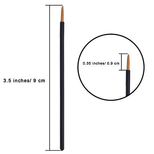 Кисточки для макияжа Uooker 100 шт. одноразовые аппликаторы для подводки для глаз, фото №5 Кисточки для макияжа Uooker 100 шт. одноразовые аппликаторы для подводки для глаз, фото №5