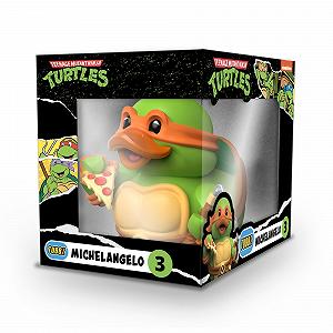 Фігурка Гумова Качка TUBBZ Teenage Mutant Ninja Turtles Michelangelo Box Edition synthetic.ua - Фото 1
