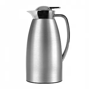 Термос-кавник з матової нержавіючої сталі 1 л з скляною вставкою Aroma Pluss - Фото 1