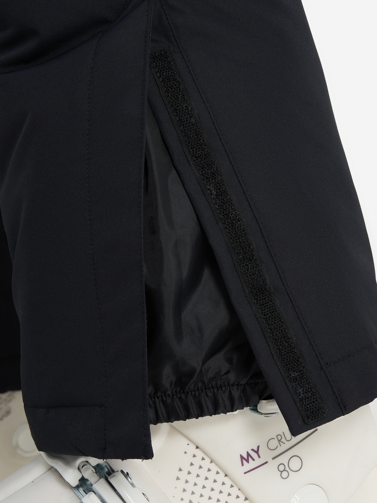 Штани утеплені гірськолижні Women's pants with suspenders 131700GSD-99 Glissade Чорний 2XL, фото №5