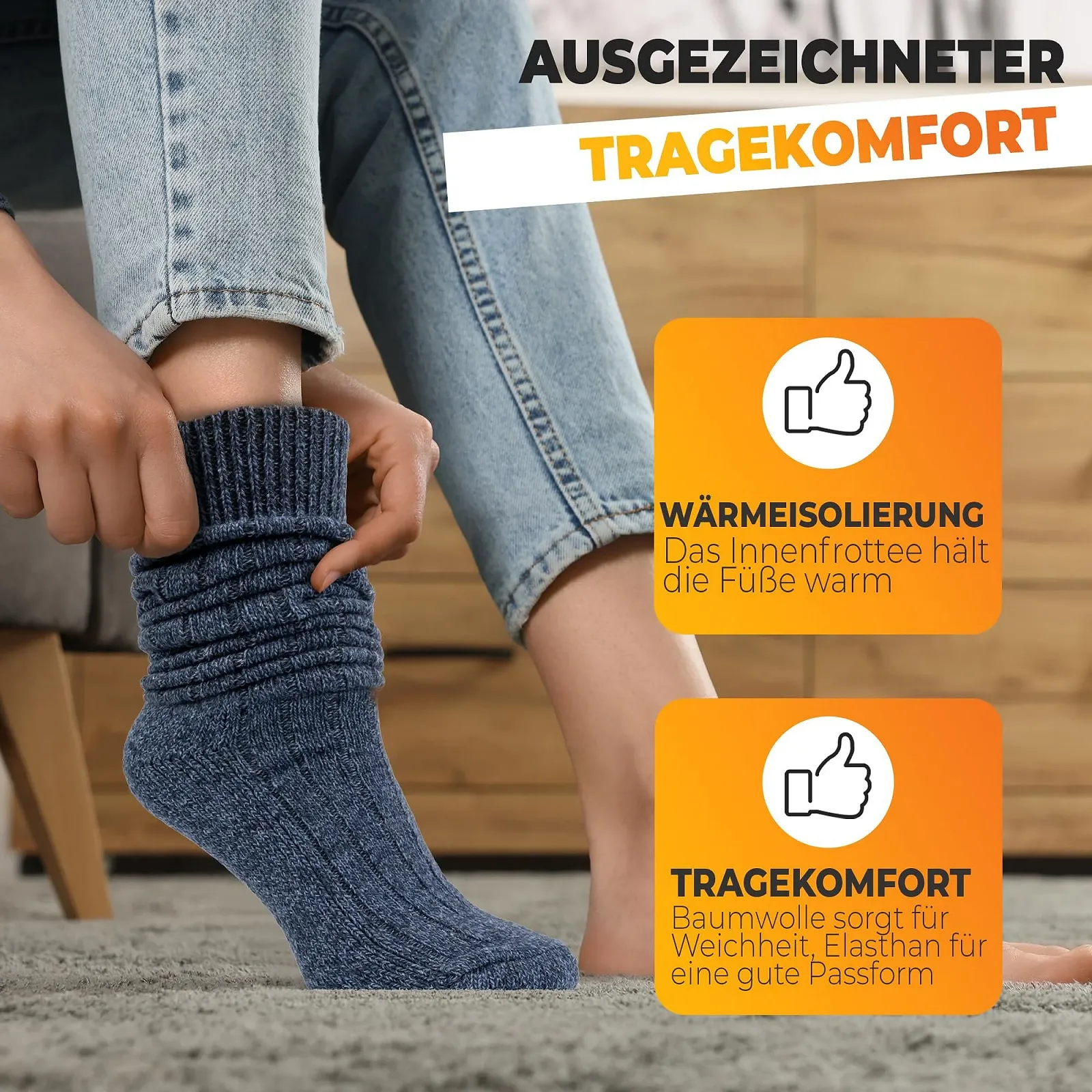 Шкарпетки до коліна Norweger для чоловіків та жінок, фото №3