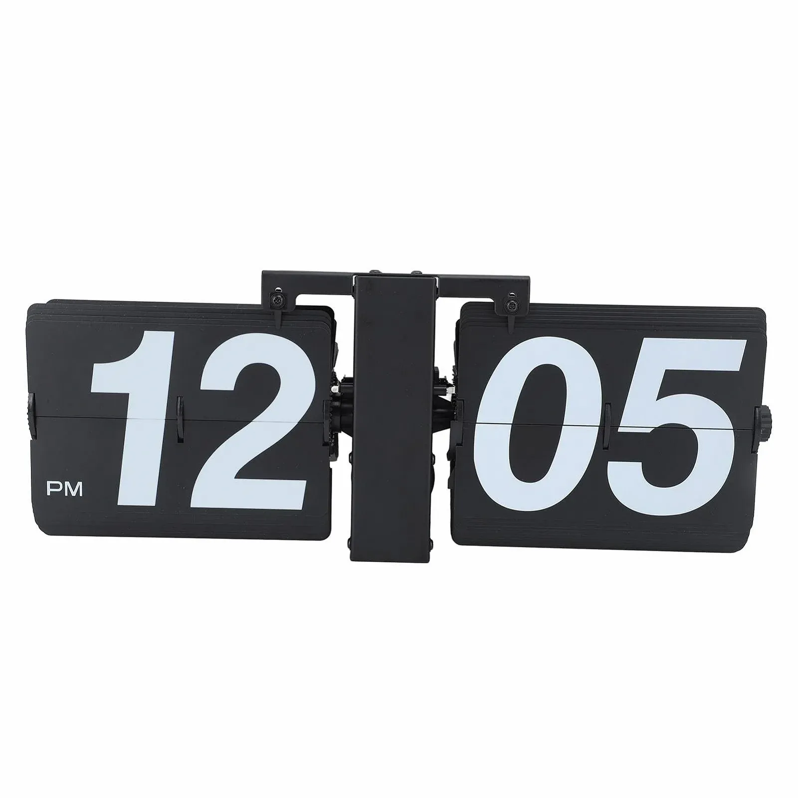 Ретро переворачивающиеся часы PODSJD, нержавеющая сталь и ПВХ, крупные цифры, тип 1, фото №1