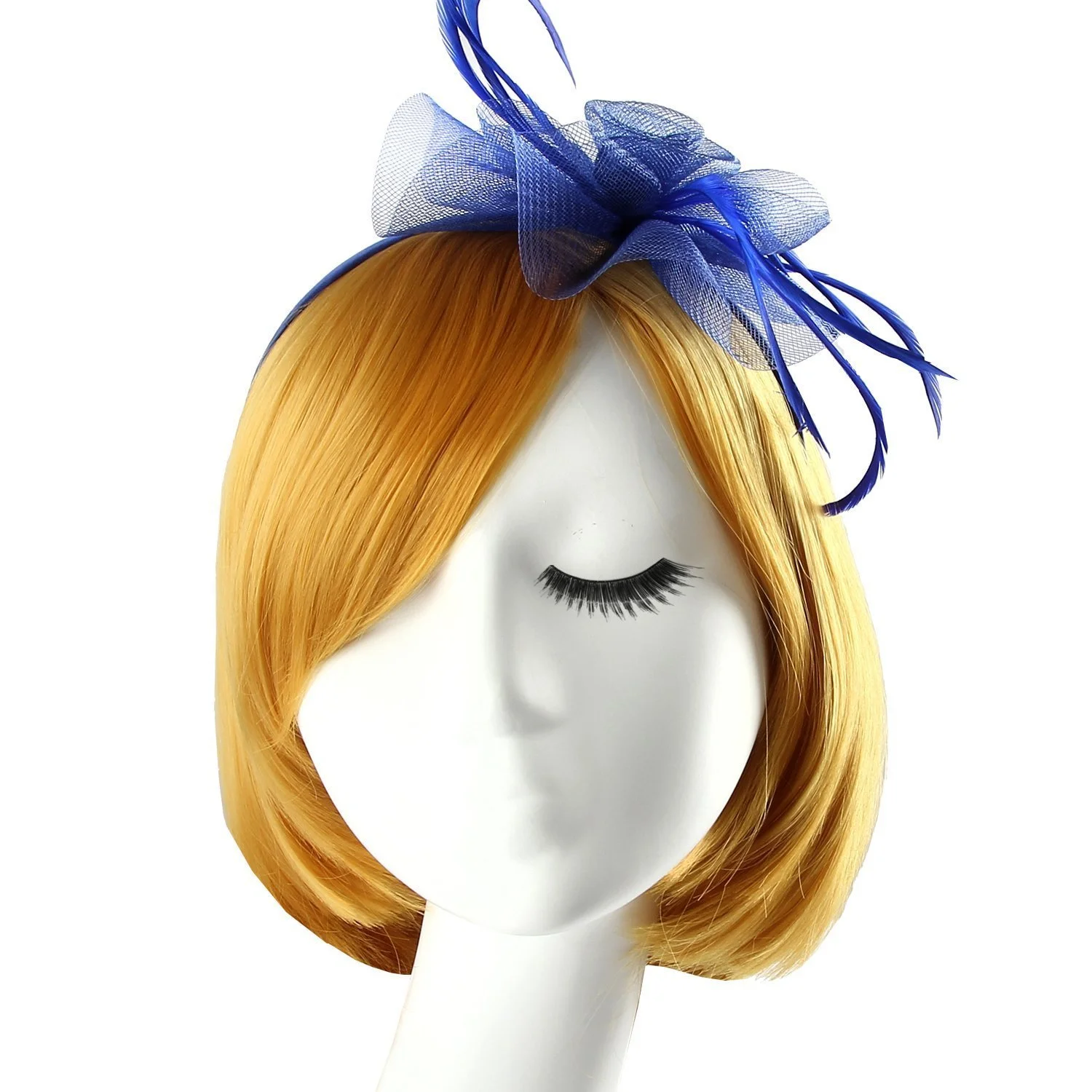 Обруч-федора Элегантный Цветок Перо Discoball, фото №3