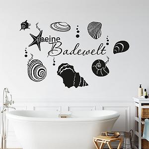 Наклейка для стін Graz Design meine Badewelt чорна 48 x 30 см - Фото 1