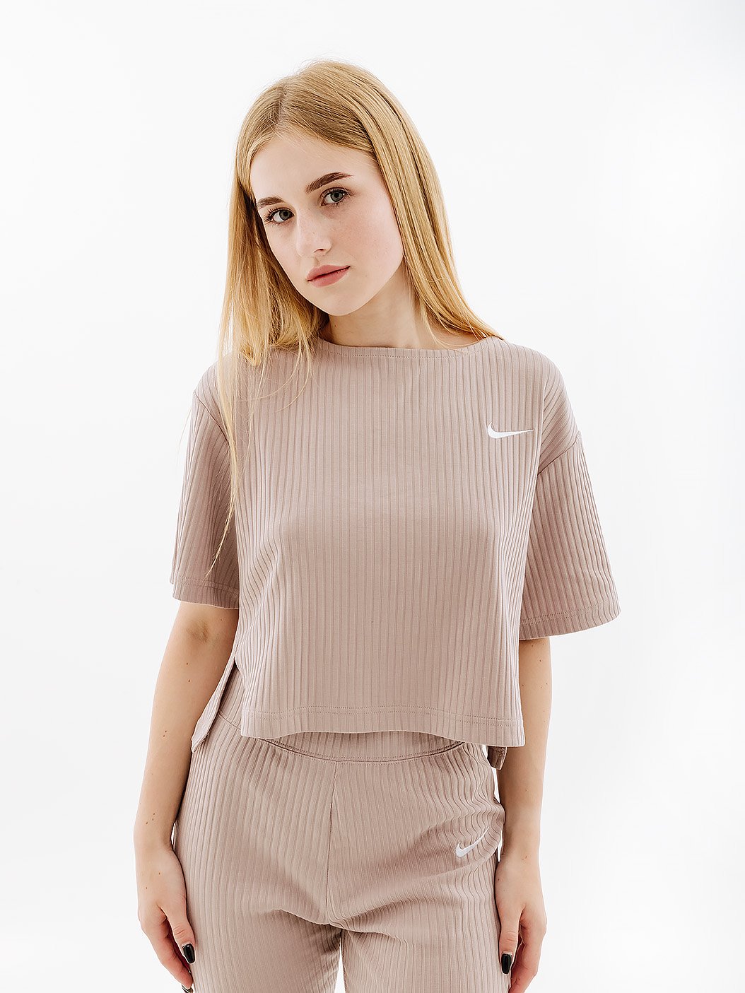Футболка Nike W NSW RIB JRSY SS TOP L, фото №1