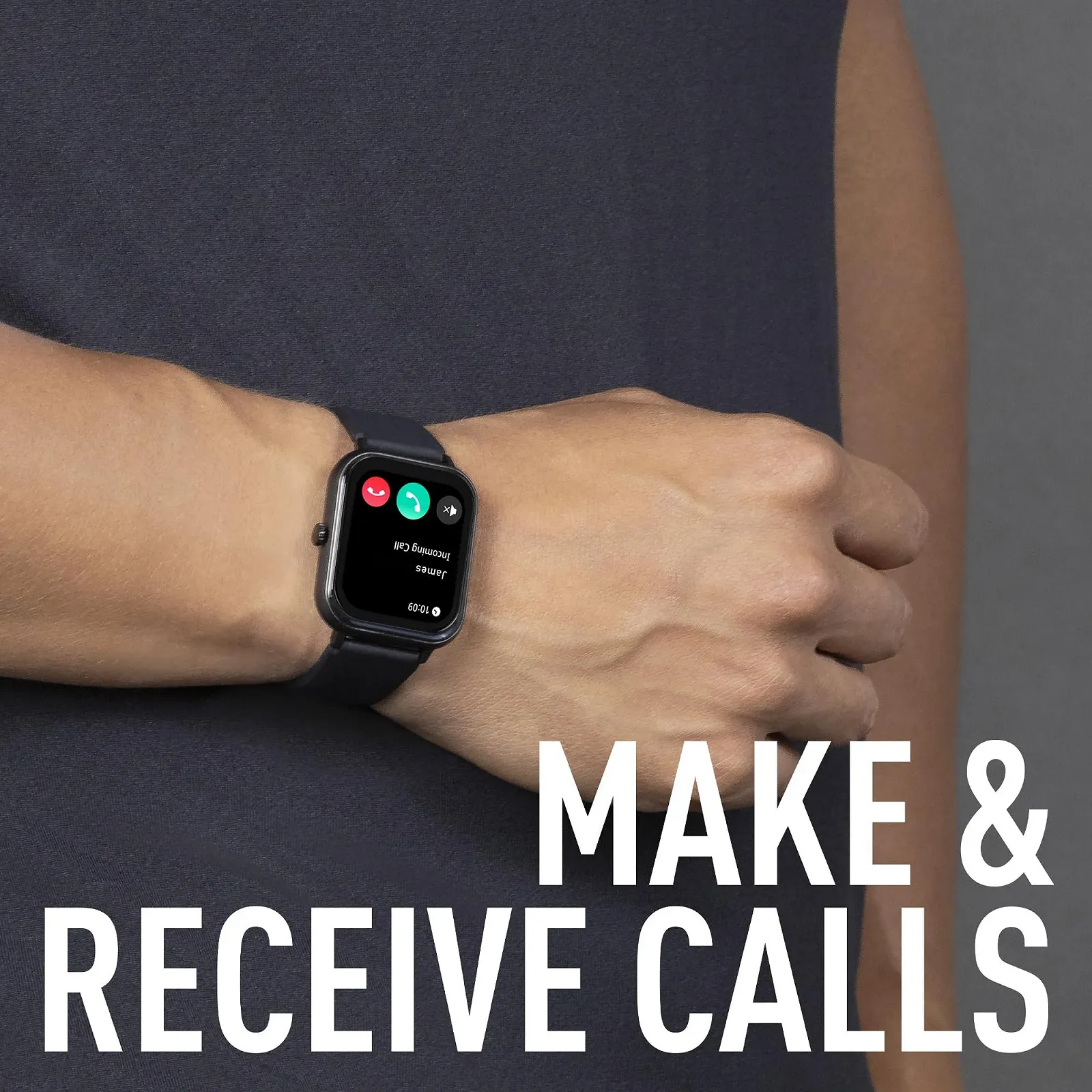 Смартгодинник Reflex Active Series 17 1.8" Чорний Ремінець, фото №3