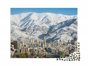Пазл puzzleYOU Jigsaw Puzzle Collection Iran Tehran and Alborz Mountains in Winter Iran 2000 элементов synthetic.ua - Фото 1