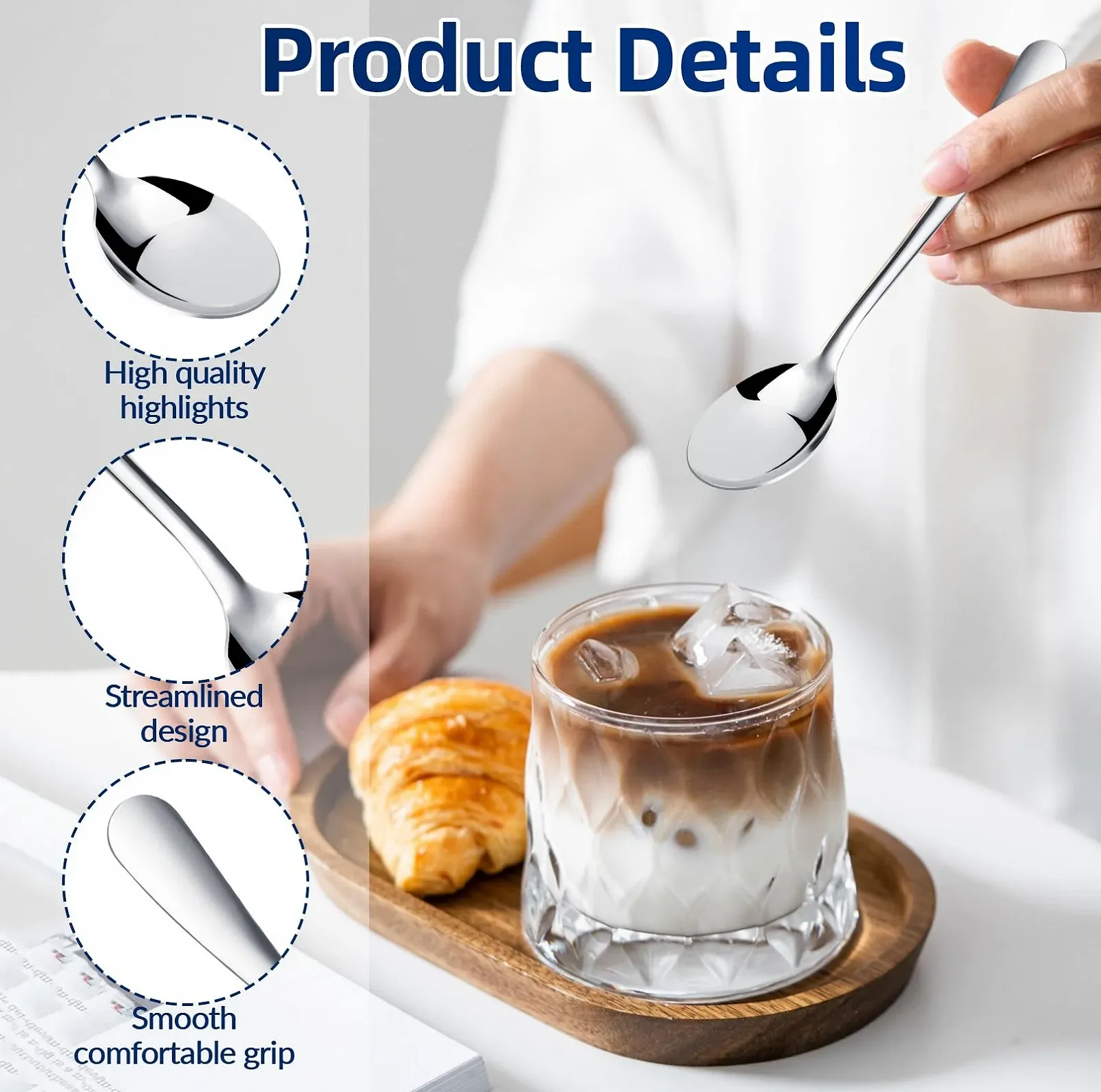 Ложка кофейная 24шт, фото №3