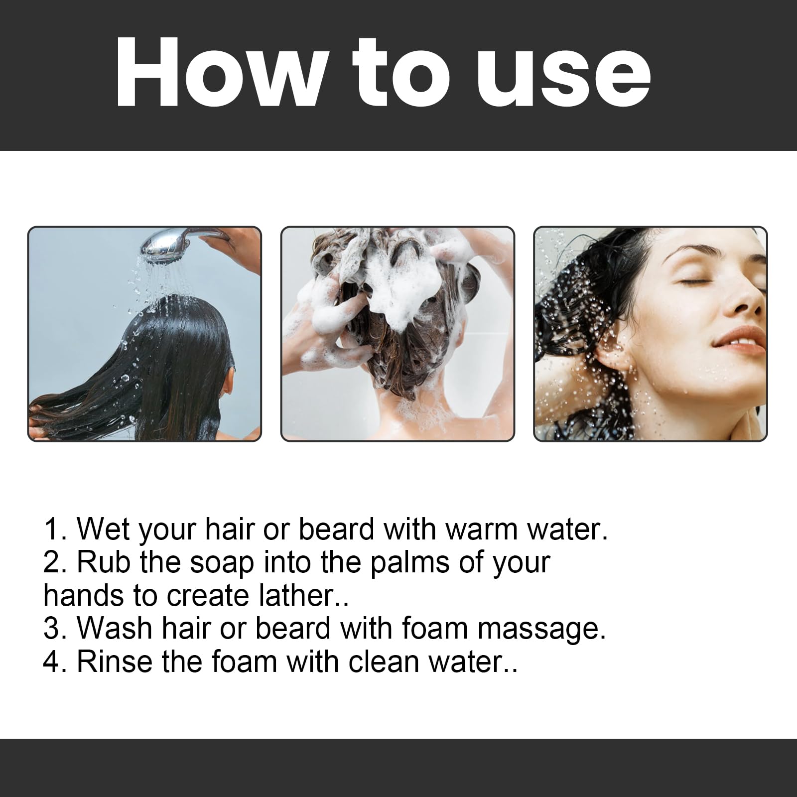 Шампунь Black для темного волосся, фото №7 Шампунь Black для темного волосся, фото №7