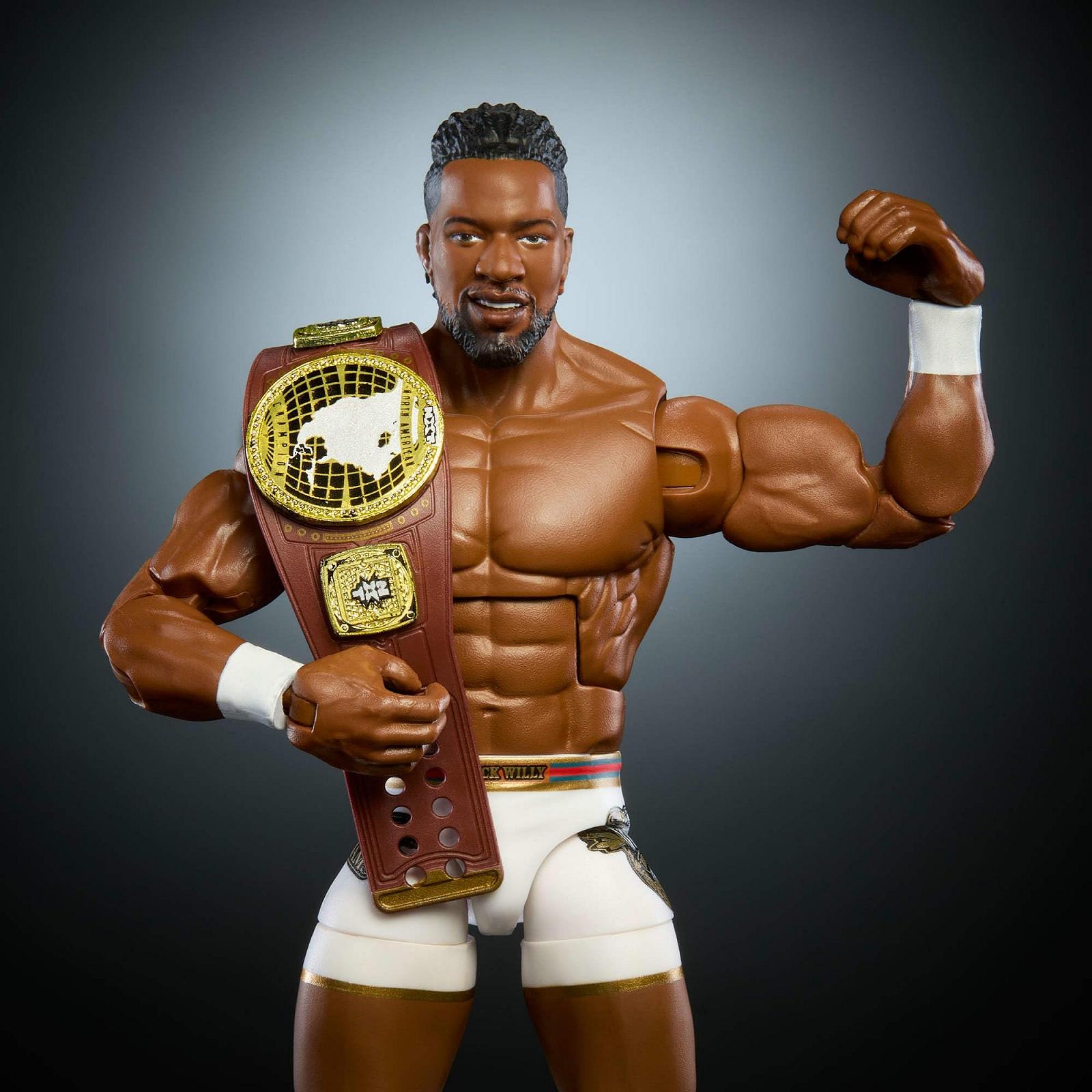 Экшн-фигурка Mattel WWE Elite Trick Williams, серия #113, 15 см, с 25 точками движения и сменными руками, разноцветная, фото №3