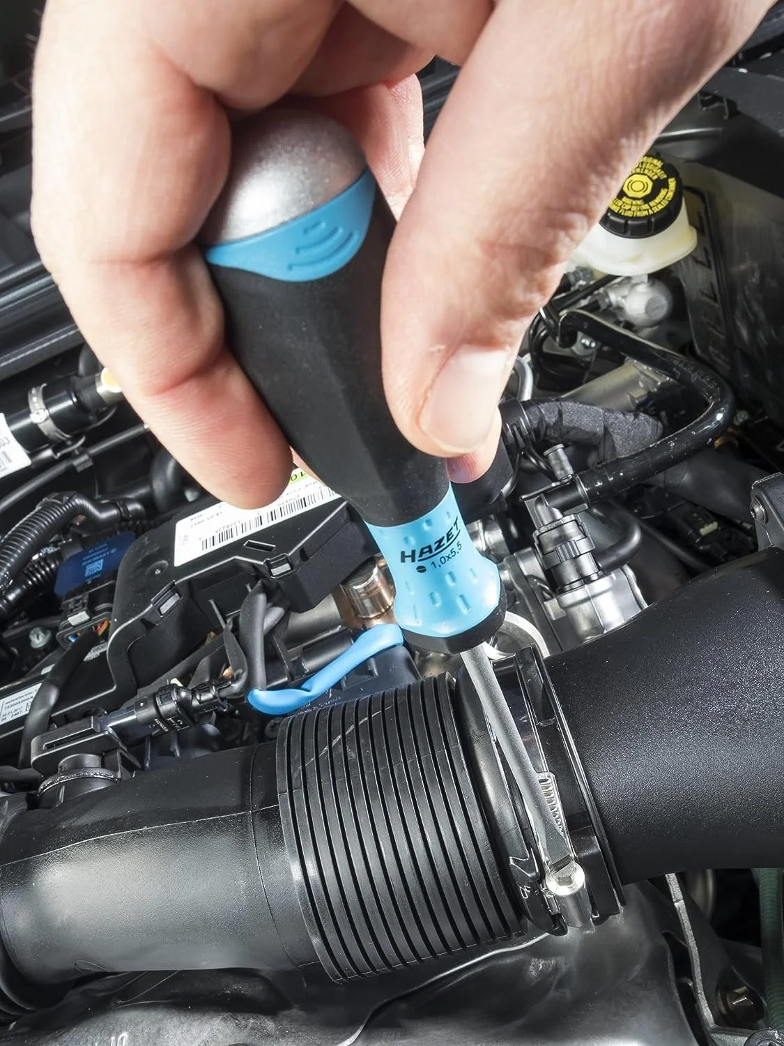 Набір викруток Hazet 810U-1/5 (3 шліцьові, 2 Phillips) з ергономічною рукояткою, фото №5