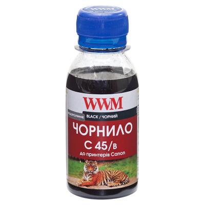 Чернила WWM Canon CLI451B 100г Black Water-soluble C45/B-2, фото №1