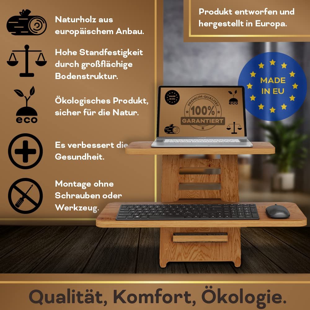 Настольная подставка для ноутбука Коричневый, фото №2 Настольная подставка для ноутбука Коричневый, фото №2