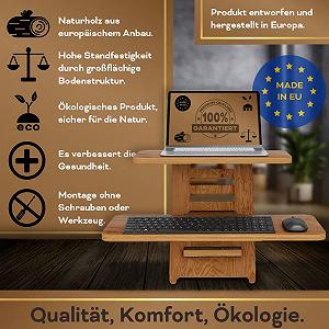 Настольная подставка для ноутбука Коричневый synthetic.ua - Фото 1