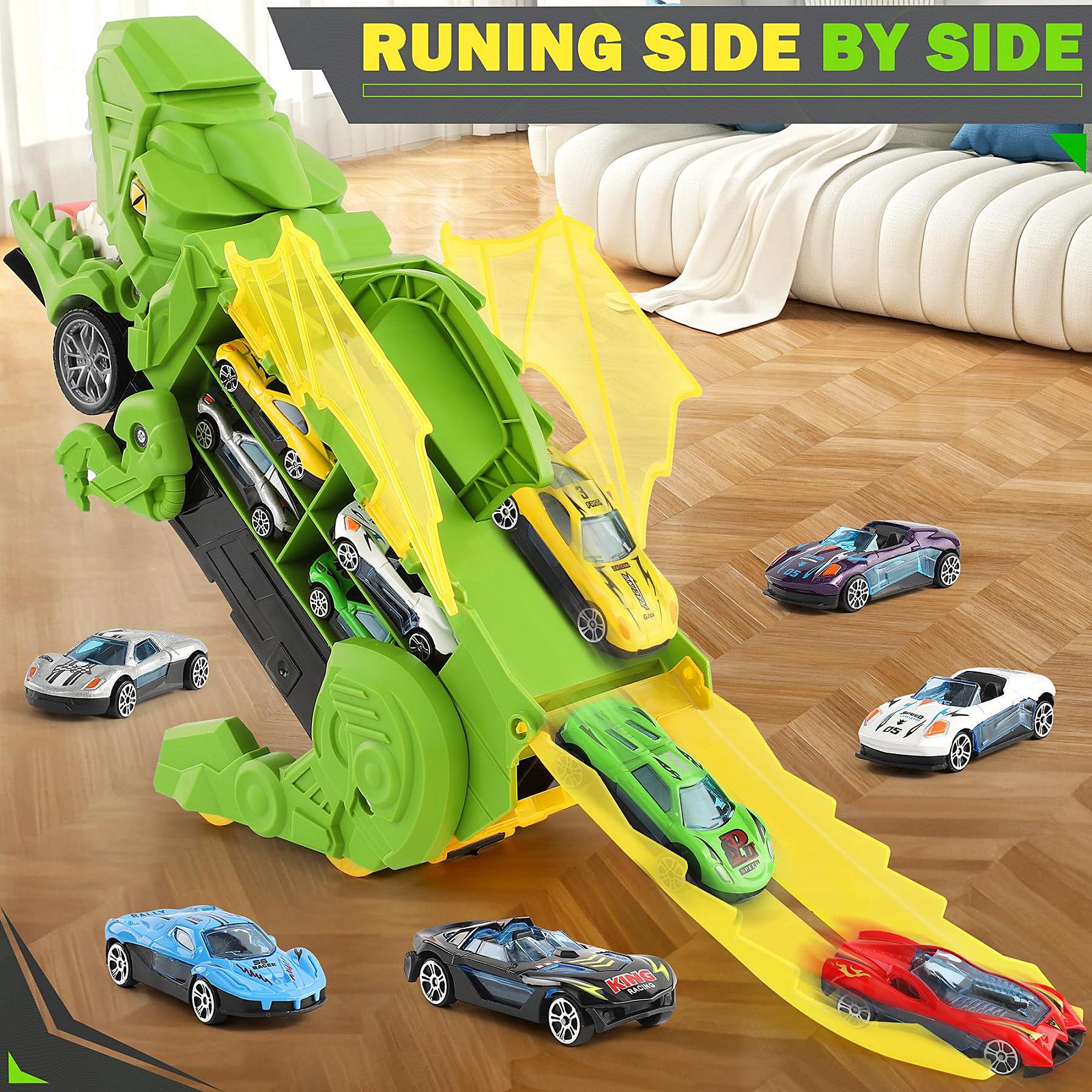 Іграшкова вантажівка Dinosaur Transporter Toy зелена, фото №3