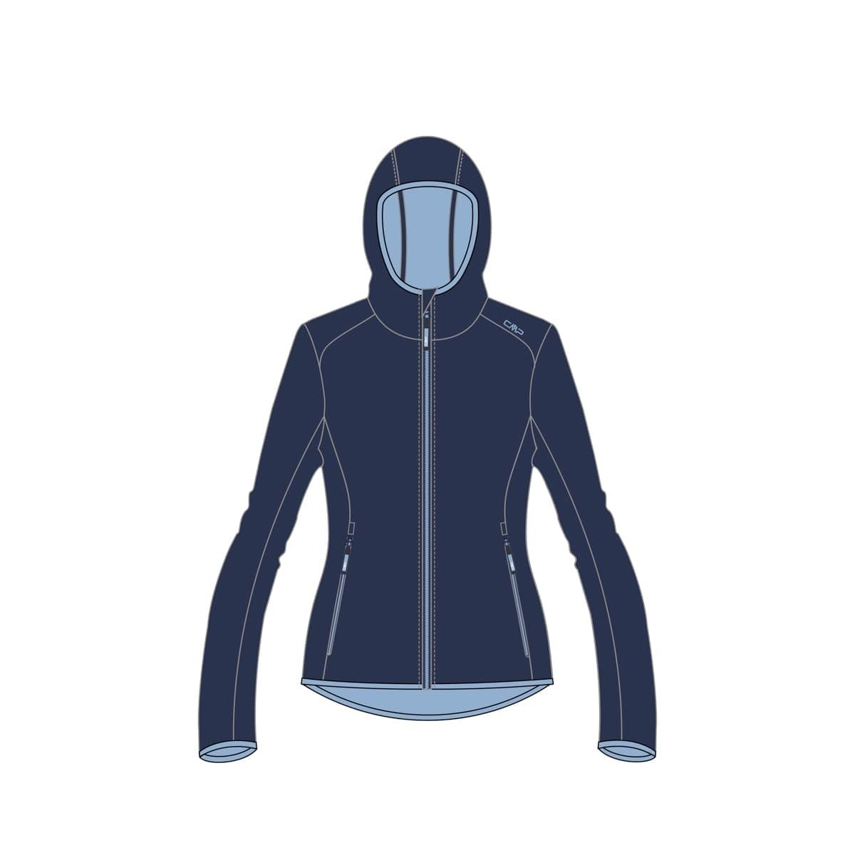 Детская куртка с капюшоном CMP, blue-sky, 104, фото №1 Детская куртка с капюшоном CMP, blue-sky, 104, фото №1