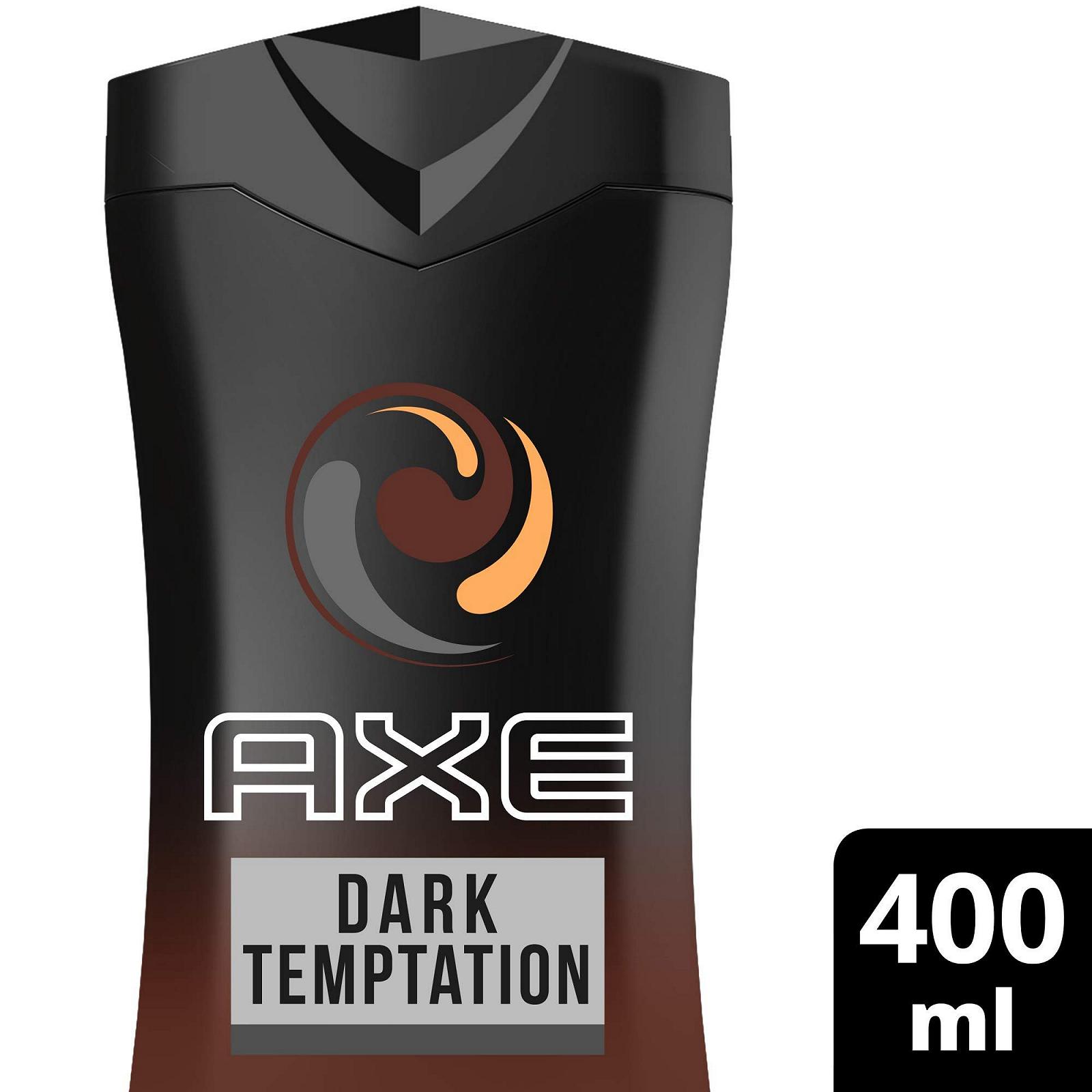 Гель для душу та шампунь 3-в-1 Axe Dark Temptation XL 400 мл (упаковка 3 шт.), фото №2