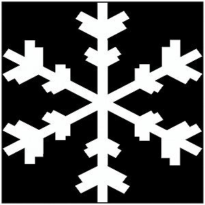 Купити Наклейка на стіну Ice Crystal 4 25 x 25 см Біла - Фото 1 Наклейка на стіну Ice Crystal 4 25 x 25 см Біла - Фото 1