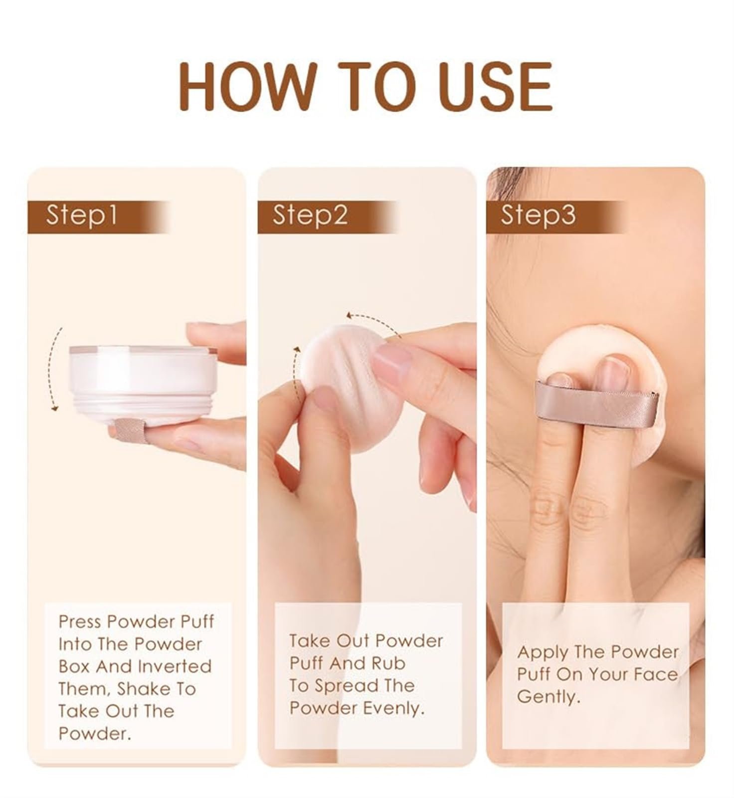 Пудра Allura Beauty Blurring Pressed Powder #4, рожева, фото №7
