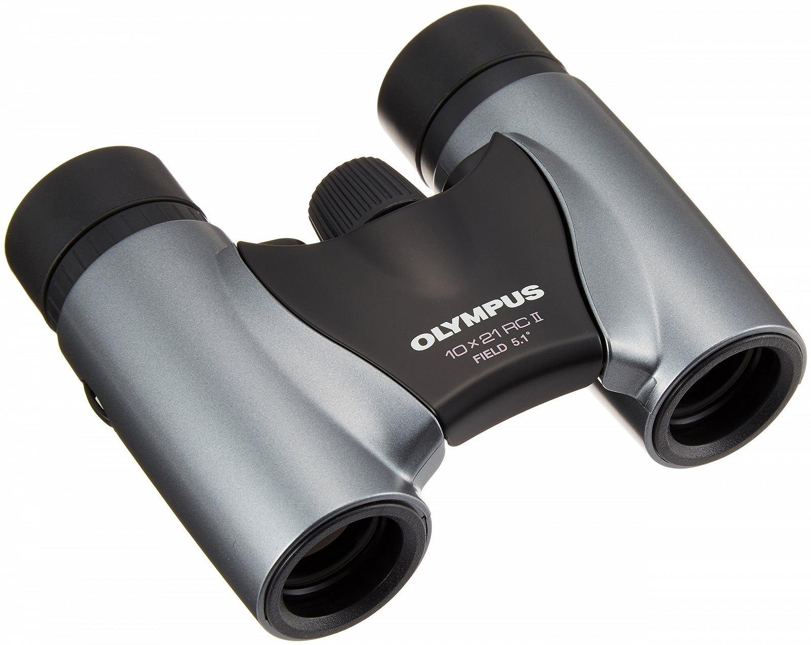 Бінокль Olympus RC II 10x21 з Чохлом Сріблястий, фото №1