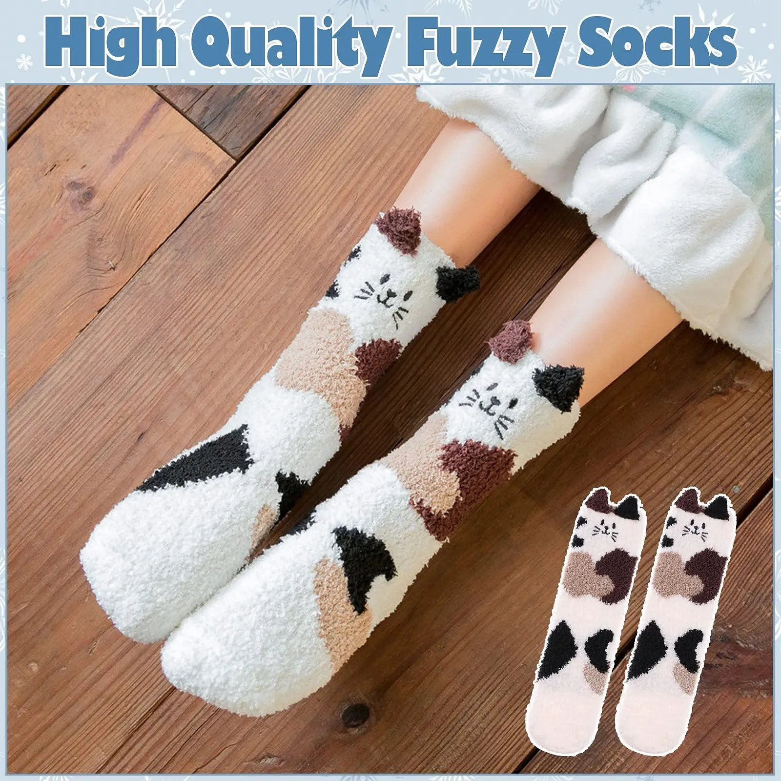 Носки с животными Пушистые носки Зимние теплые носки с животными Теплые пушистые носки Пушистые рождественские носки Женские Уютные носки для Рождества Карнавала Зимние подарки для женщин, фото №3 Носки с животными Пушистые носки Зимние теплые носки с животными Теплые пушистые носки Пушистые рождественские носки Женские Уютные носки для Рождества Карнавала Зимние подарки для женщин, фото №3