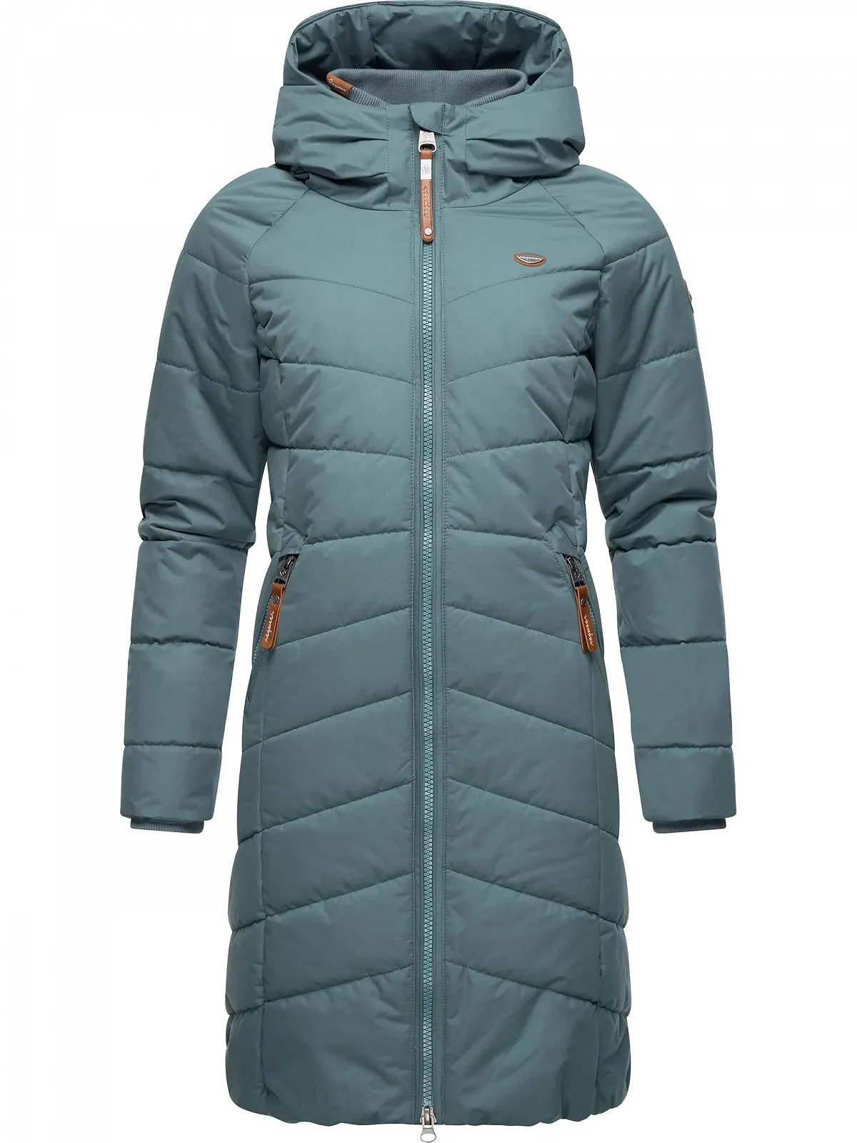 Зимове пальто Ragwear Dizzie Утеплене Водонепроникне Довге з капюшоном, фото №4