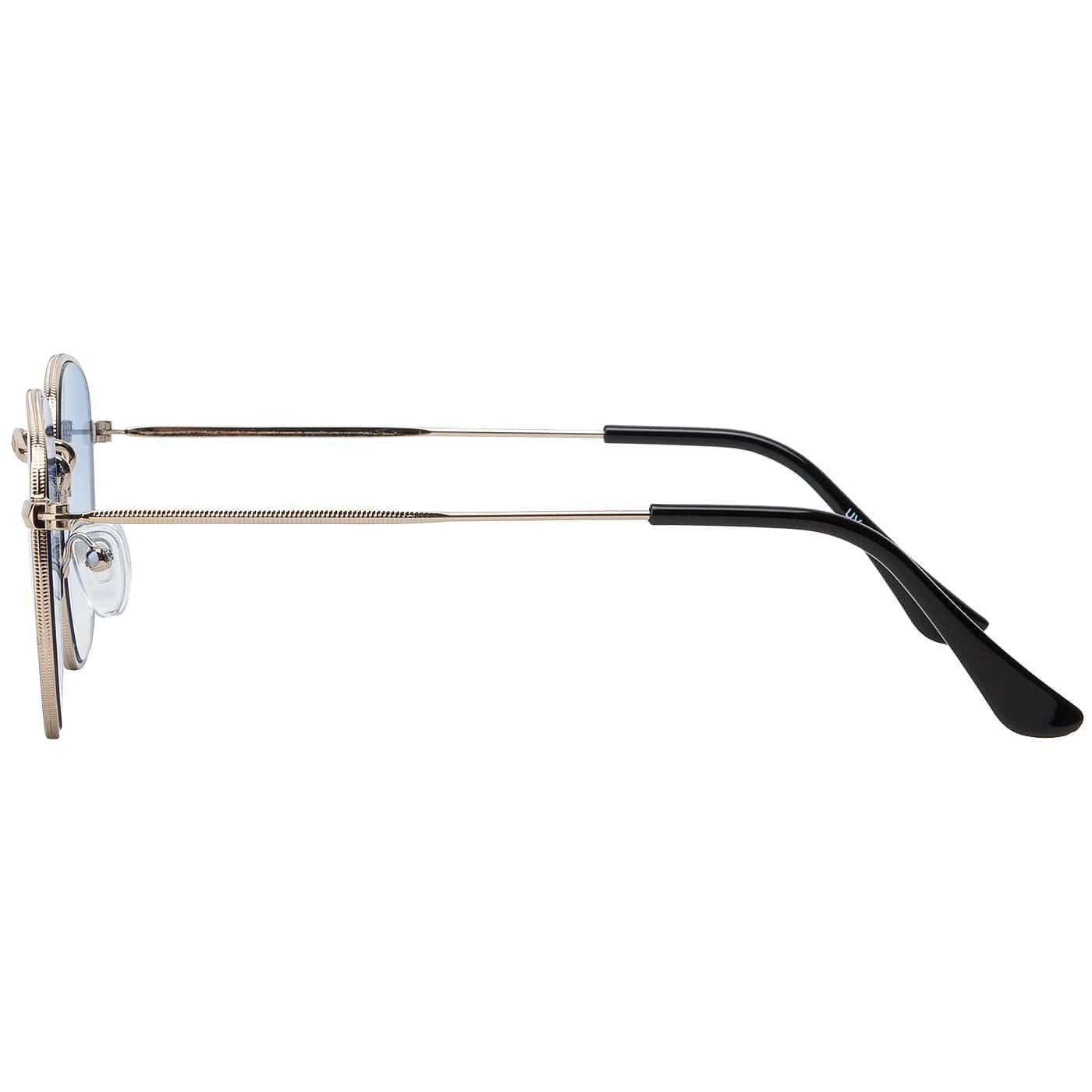 Солнцезащитные очки Унисекс Квадратные Авиаторы Металлическая оправа, фото №3