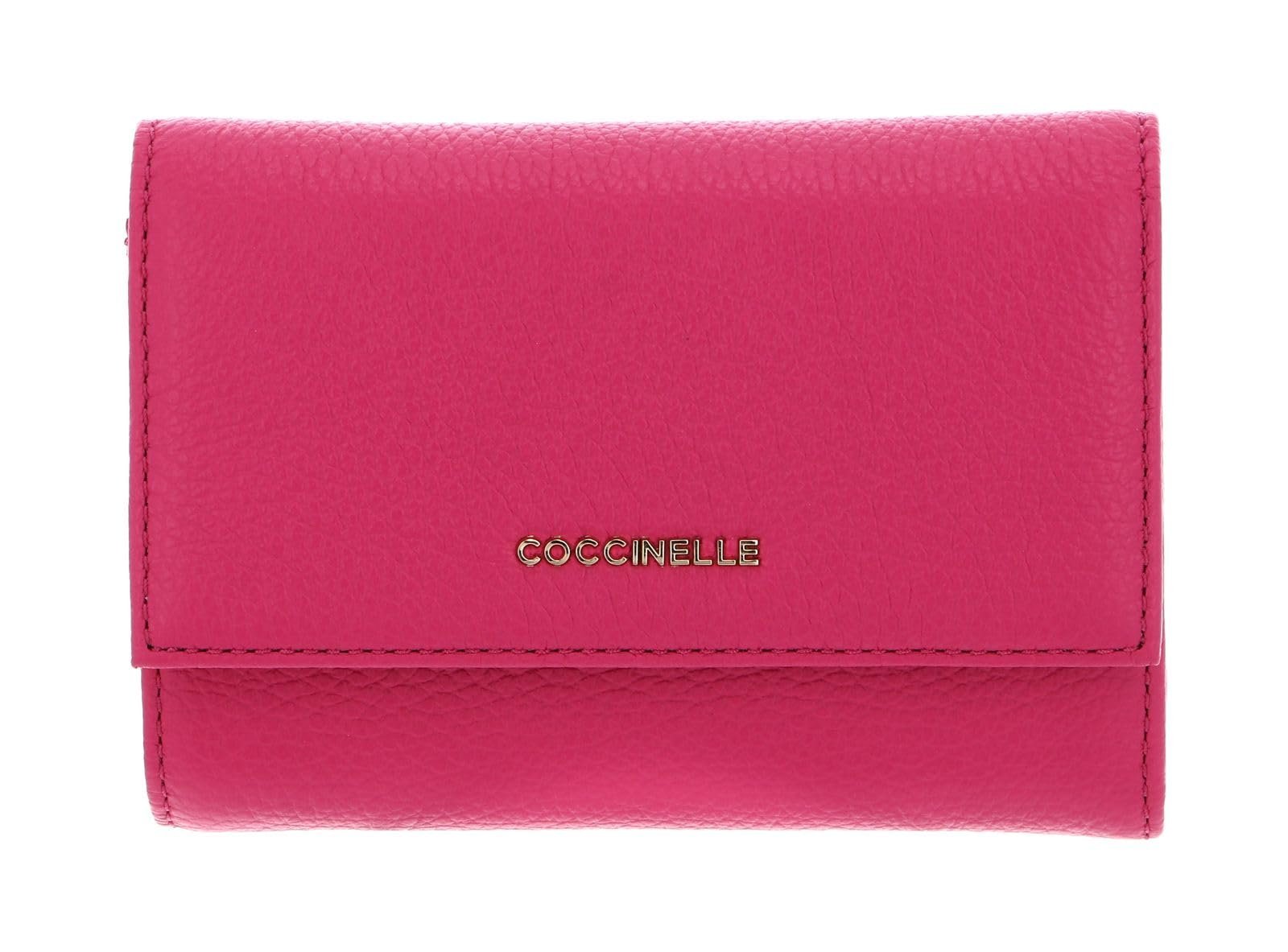 Кошелек Coccinelle Metallic Soft Grainy Leather New Fucsia, New Fucsia, фото №4