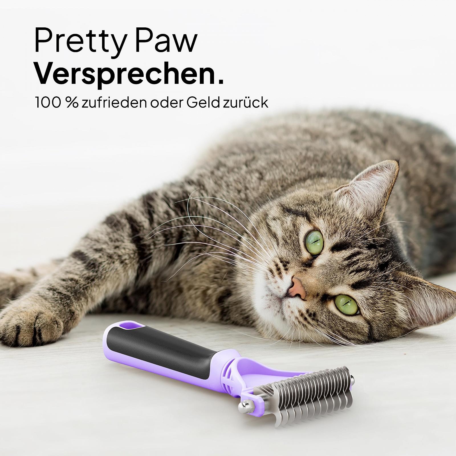 Щетка для кошек Pretty Paw для чувствительных животных с массажным эффектом для короткой и длинной шерсти, фото №6 Щетка для кошек Pretty Paw для чувствительных животных с массажным эффектом для короткой и длинной шерсти, фото №6